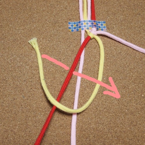 巻き結び　編み方　つくり方　やり方　ブレスレット